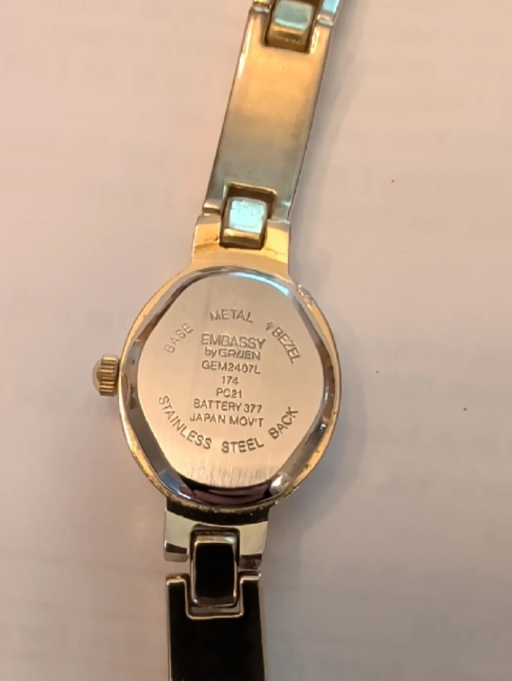 Embassy by Gruen Women's Diamond Accent Watch - Light Gold